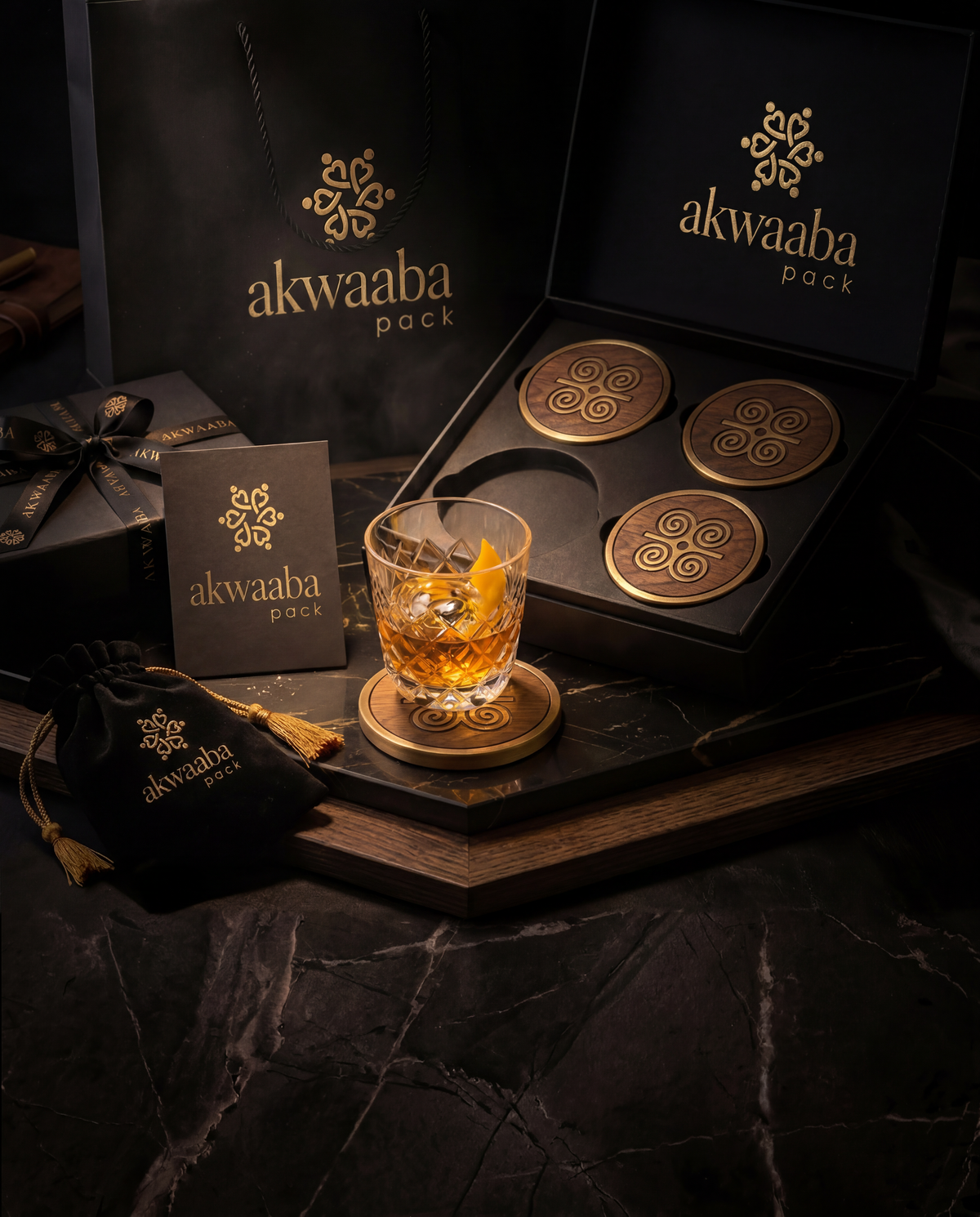 Coaster Set by House of Akwaaba
