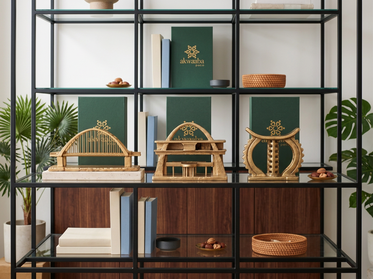 Independence Arch / Adomi Bridge / Golden Stool 3-in-1 by House of Akwaaba