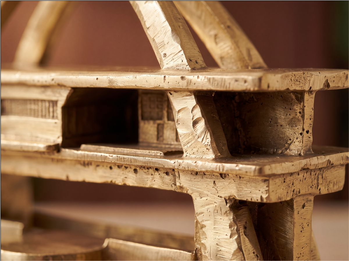 Independence Arch / Golden Stool 2-in-1 by House of Akwaaba