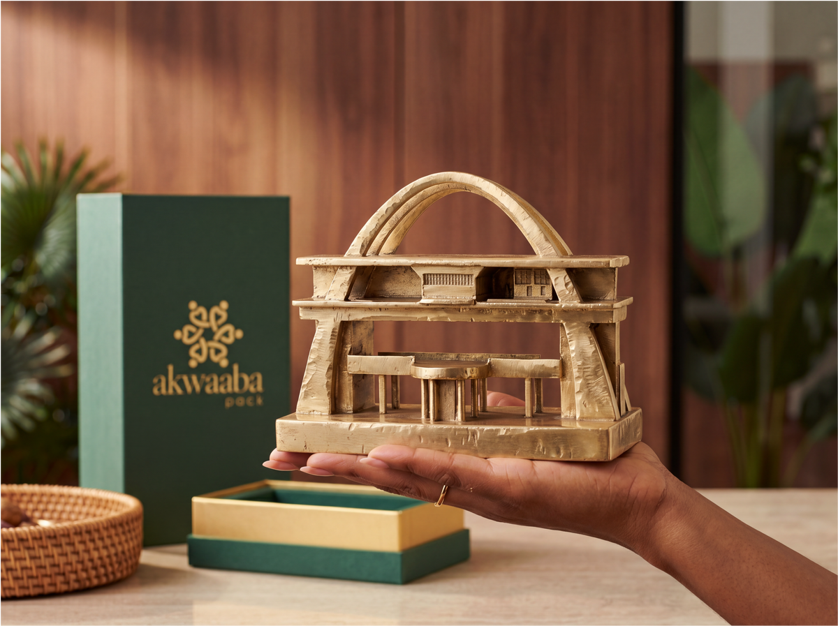 Independence Arch / Golden Stool 2-in-1 by House of Akwaaba