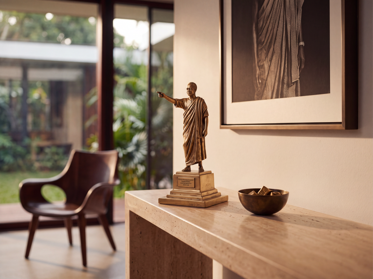 Kwame Nkrumah Statue by House of Akwaaba