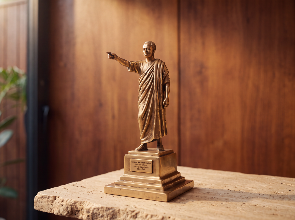 Kwame Nkrumah Statue by House of Akwaaba