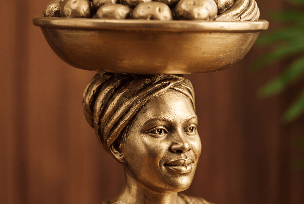 Makola Woman & Coconut Seller