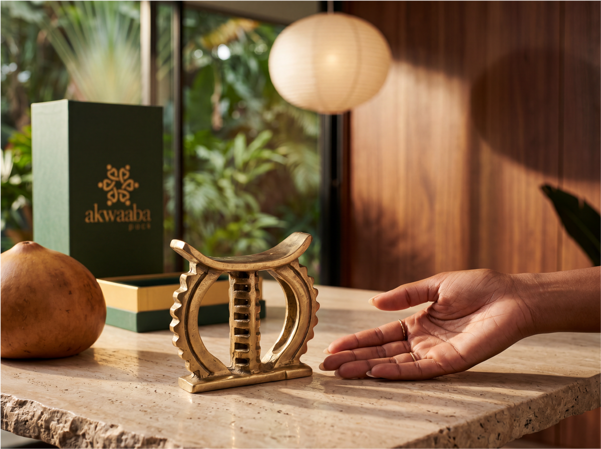 Golden Stool by House of Akwaaba