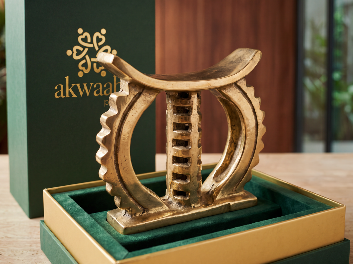 Independence Arch / Golden Stool 2-in-1 by House of Akwaaba