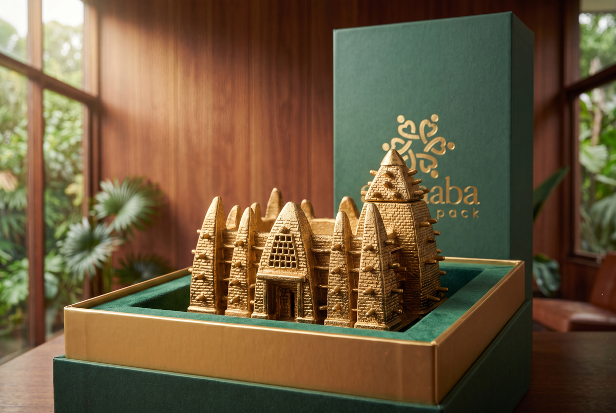 Jamestown / Larabanga Mosque 2-in-1 by House of Akwaaba