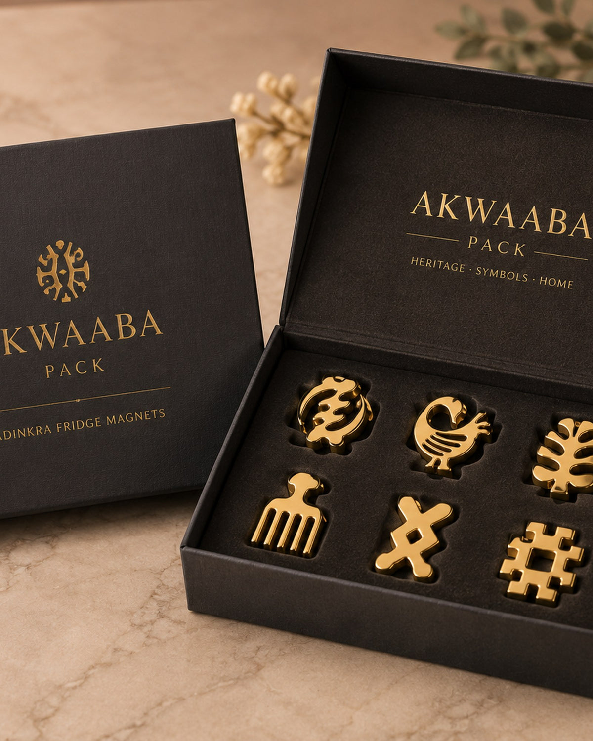 Adinkra Fridge Magnets Set — view 2