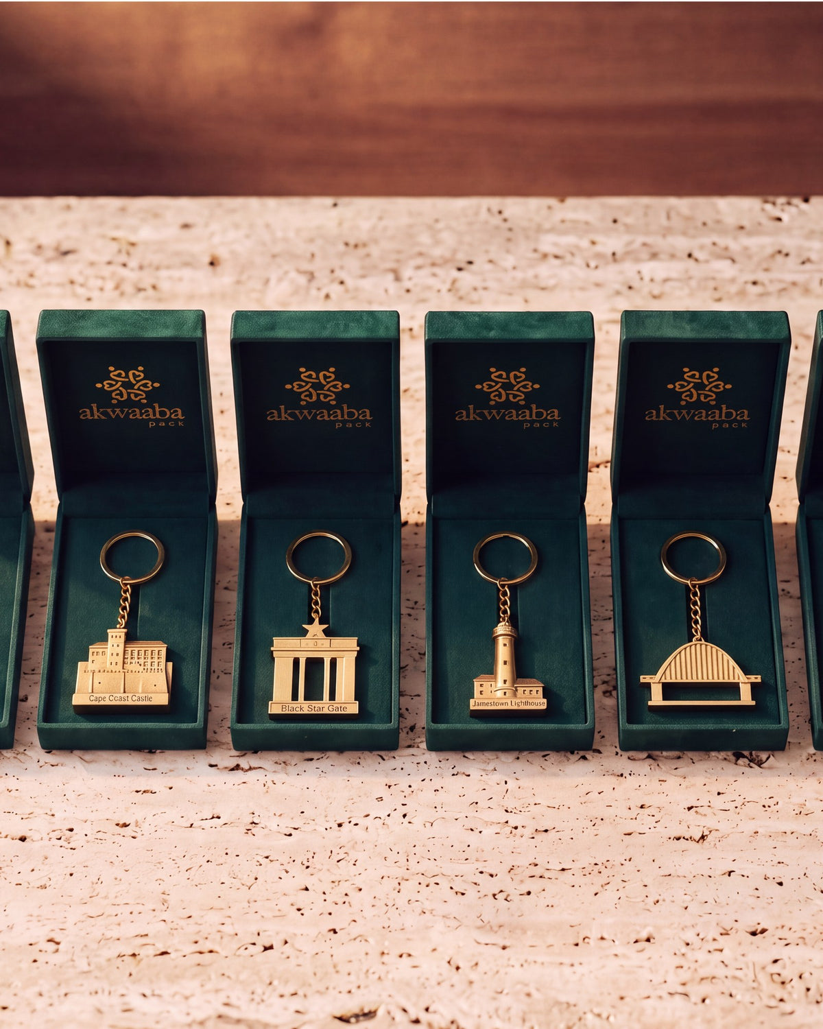 Brass Keychains - Set of 6 — view 2