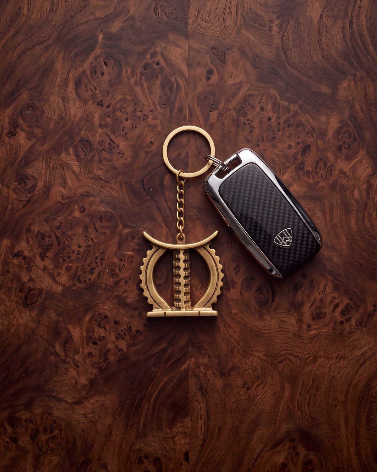 Iconic Brass Keychain — view 3