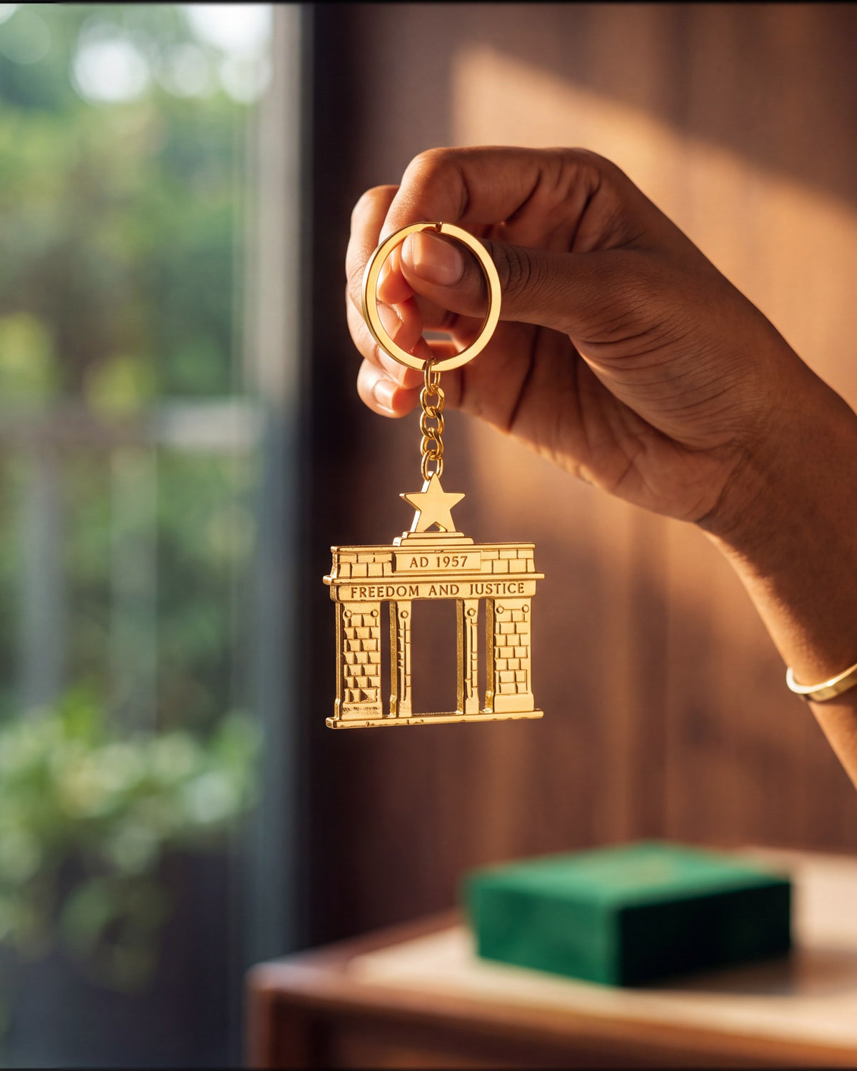 Iconic Brass Keychain — view 4